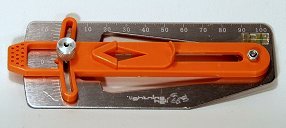 small pitch gauge with level