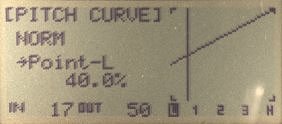 Spektrum DX7se Pitch Curve Norm